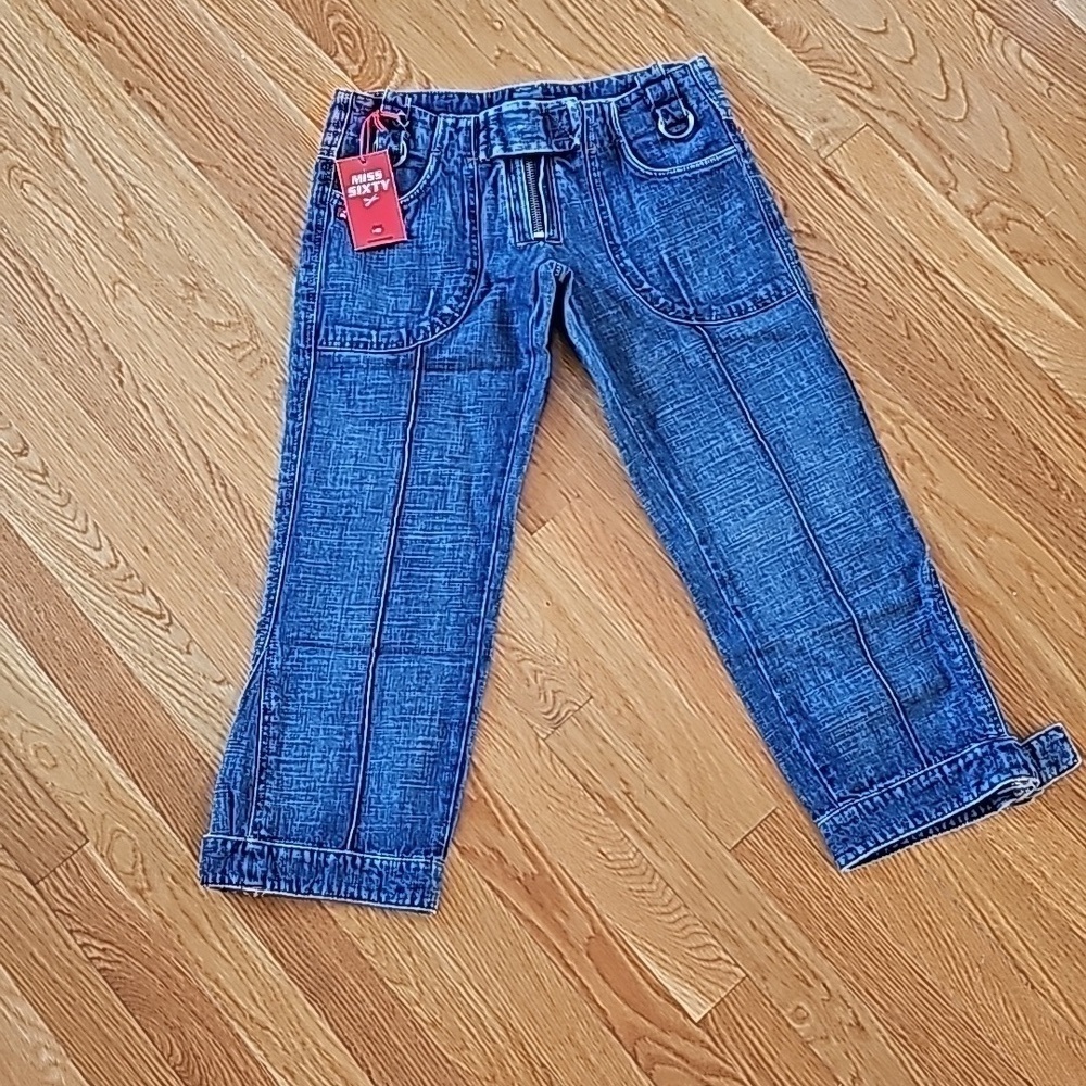 NWT Vintage Miss Sixty NEW Jarno Trousers Crop Jeans - Size 26